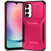 Combat Tough Series Hybrid Case with Camera Lens Cover for Samsung Galaxy A26 5G - Hot Pink