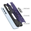 Military Grade Robust Series Dual Layer Hybrid Case with Ring Grip for Samsung Galaxy A26 5G - Purple