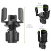 Heavy Duty Expandable Car Cup Holder with Adjustable Top Opening