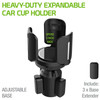 Heavy Duty Expandable Car Cup Holder with Adjustable Top Opening