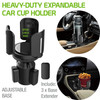 Heavy Duty Expandable Car Cup Holder with Adjustable Top Opening