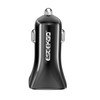 Dual USB-A Output Mini Car Charger - Black