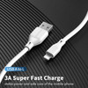 3.3 Ft. Macaron Stripes High-Speed Lightning to USB-A Charging and Sync Cable - White