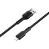 4 Ft. High-Speed Lightning to USB-A Charging and Sync Braided Cable - Black