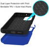 Shockproof Air Cushion Hybrid Case for Motorola Moto G Stylus 2025 - Classic Blue