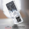 Feather Series Epoxy Glitter Hybrid Case for Motorola Moto G Stylus 2025 - Black