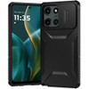 Combat Tough Series Hybrid Case with Camera Lens Cover for Motorola Moto G Stylus 2025 - Black