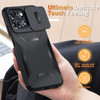 Combat Tough Series Hybrid Case with Camera Lens Cover for Motorola Moto G Stylus 2025 - Black