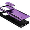 Combat Tough Series Hybrid Case with Camera Lens Cover for Motorola Moto G Stylus 2025 - Purple