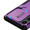 Combat Tough Series Hybrid Case with Camera Lens Cover for Motorola Moto G Stylus 2025 - Purple