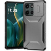 Combat Tough Series Hybrid Case with Camera Lens Cover for Motorola Moto G Stylus 2025 - Grey