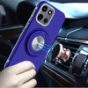 Circular Series Hybrid Case with Rotating Ring Stand for Motorola Moto G Stylus 2025 - Blue
