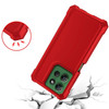 Military Grade Rugged Hybrid Case for Motorola Moto G Stylus 2025 - Red