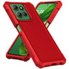 Military Grade Rugged Hybrid Case for Motorola Moto G Stylus 2025 - Red