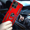 Military Grade Hybrid Case with Ring Grip for Motorola Moto G Stylus 2025 - Red