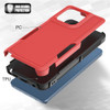 Military Grade TUFF Hybrid Armor Case for Motorola Moto G Stylus 2025 - Red