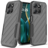 Military Grade Noble Hybrid Armor Case for Motorola Moto G Stylus 2025 - Grey