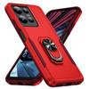 Military Grade TUFF Shockproof Hybrid Armor Case with Ring Grip for Motorola Moto G Stylus 2025 - Red