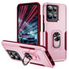 Military Grade TUFF Shockproof Hybrid Armor Case with Ring Grip for Motorola Moto G Stylus 2025 - Pink