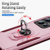 Military Grade TUFF Shockproof Hybrid Armor Case with Ring Grip for Motorola Moto G Stylus 2025 - Pink