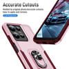 Military Grade TUFF Shockproof Hybrid Armor Case with Ring Grip for Motorola Moto G Stylus 2025 - Pink