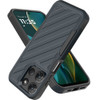 Military Grade Noble Hybrid Armor Case with Belt Clip Holster for Motorola Moto G Stylus 2025 - Blue