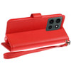 Extra Series Essential Leather Wallet Stand Case for Motorola Moto G Stylus 2025 - Red