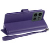 Extra Series Essential Leather Wallet Stand Case for Motorola Moto G Stylus 2025 - Purple