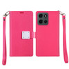 Extra Series Essential Leather Wallet Stand Case for Motorola Moto G Stylus 2025 - Pink