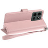 Extra Series Essential Leather Wallet Stand Case for Motorola Moto G Stylus 2025 - Rose Gold