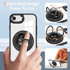Tough Shield Crystal Case with MagSafe Ring Holder for iPhone 16e - Black