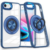 Tough Shield Crystal Case with MagSafe Ring Holder for iPhone 16e - Blue