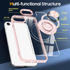 Tough Shield Crystal Case with MagSafe Ring Holder for iPhone 16e - Pink