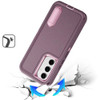 Military Grade Certified TUFF Hybrid Armor Case with Kickstand for Samsung Galaxy S25 Plus - Burgundy