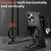 Military Grade MagSafe Hybrid Case with Kickstand Ring Holder for iPhone 16 Pro