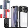 VALUE 3-PACK HD Transparent Case with Camera Privacy Cover for iPhone 16 Pro - Black Blue Red