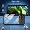 HD Transparent Case with Camera Privacy Cover for iPhone 16