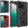 VALUE 3-PACK Military Grade Tough Ultra Rugged Hybrid Case with Kickstand for iPhone 16 Pro Max - Black Blue Red