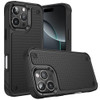 Military Grade TUFF Dot Hybrid Armor Case for iPhone 16 Pro