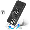 Military Grade Robotic Series Hybrid Case with Ring Grip for iPhone 15 Pro