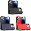 VALUE 3-PACK Military Grade TUFF Hybrid Armor Case for iPhone 15 Pro - Black Blue Red