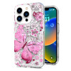 Butterfly Series Dual Layer Transparent Hybrid Case for iPhone 15 Pro