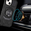 Military Grade Robotic Series Hybrid Case with Ring Grip for iPhone 15