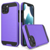 Brushed Metal Textured Hybrid Armor Case for iPhone 15