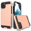 Brushed Metal Textured Hybrid Armor Case for iPhone 15