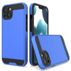 Brushed Metal Textured Hybrid Armor Case for iPhone 15 Plus