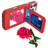Flap Leather Wallet Fusion Case for iPhone 16 Pro Max - Red