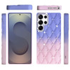 Floral Joy Diamond Crystal TPU Case for Samsung Galaxy S25 Ultra - Light Blue Pink