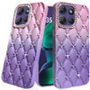 Floral Joy Diamond Crystal TPU Case for Motorola Moto G Stylus 2025 - Light Pink Purple