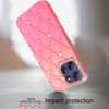 Floral Joy Diamond Crystal TPU Case for Motorola Moto G Stylus 2025 - Orange Pink